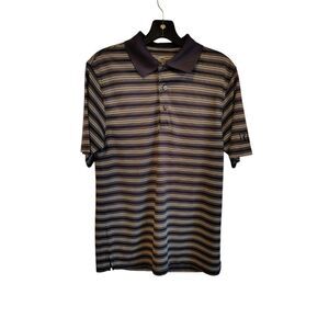 PGA Tour Small Men's Dark Blue and white Golf Polo
